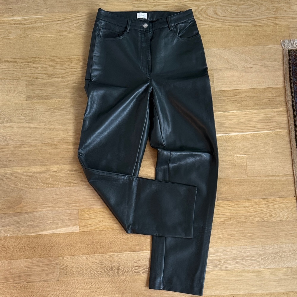 Wilfred Aritzia Dark Greek Women's Leather Pants